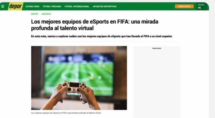 Mercado Libre — publicación en depor.com